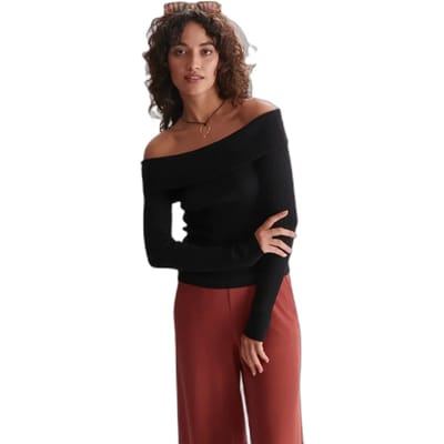 Trui met off-shoulder voor dames 24 Colours