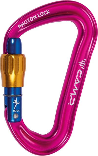 Klimkarabiner - Kletterhaken zonder borging - Alpinisme en klimmen - Hoge belastbaarheid gewichtsverhouding - 20 x 14 x 15 cm