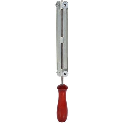 1x Kettingzaag Zaagketting Vijl & Vijl Slijpkits met Houten Houder Gereedschap (5.5mm) gray
