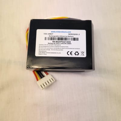 Robomow Accu - Accu voor RK2000 en RK2000pro - Battery 5 Ah - vanaf 2023 ook geschikt voor voor RK1000 en RK1000pro - ook geschikt voor Cub Cadet XR5 2000 en XR5 1000