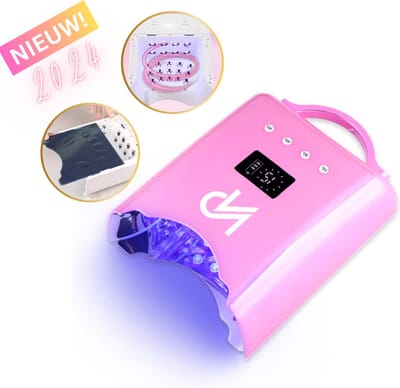 Nagellamp - 2 in 1 UV/LED lamp -Master Nagellamp - Salon Kwaliteit -oplaadbare en draadloze nagellamp - Gellak - Gelnagels - Acrylnagels - Top Coat - Matte Top coat - Led nagellamp - Uv nagellamp - Nagels - Nagellak droger - Tafellamp - Nageldroger