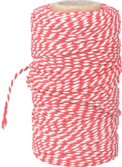 katoen touw 2 kleurig - Ø 1.5 mm - ± 125m