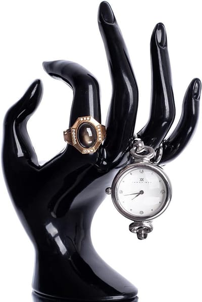 Hand Sieradenhouder - Armband Ring Stand - Sieraden Presenteren - Emulatie Hand Vorm - 16 cm Hoog - Zwart