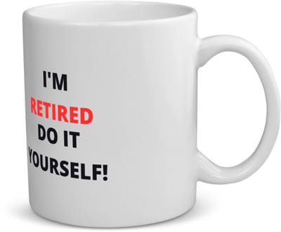 Akyol - im retired do it yourself koffiemok - theemok - Collega - cadeau collega - cadeau - pension - bedankt cadeau collega - 350 ML inhoud