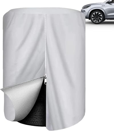 Bandenhoes Trailer - Wiel Beschermhoes - Buitenopslag - Scheurbestendig Oxford - 110x73x73cm - Multicolor