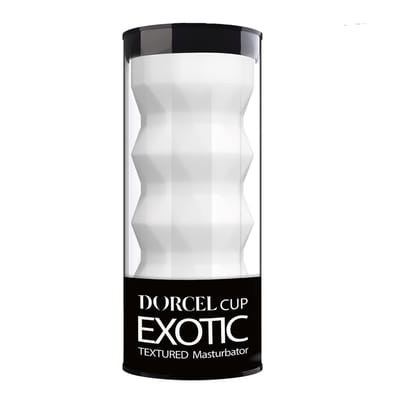 Dorcel - Masturbator Cup met Structuur - Exotic - Wit