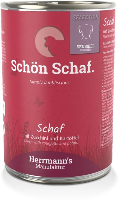 Voordeelpakket Herrmanns Selection Sensible 24 x 400 g - Schaap met bio courgettes & bio aardappelen