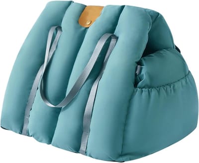 Huisdier autostoel - Reismand kat hond - Veilig reizen - Dubbelzijdig comfort - 46x57x43cm - Veelkleurig