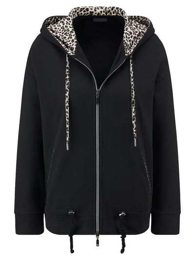 Sweatshirt Van Peter Hahn zwart