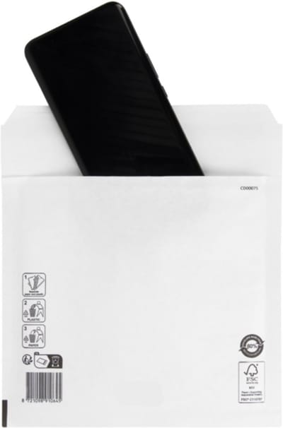 Vierkante Luchtkussen Enveloppen – 180 x 165 mm – 200 Stuks – Bubbel Enveloppen