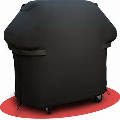 Famanu – Barbecuehoes - weerbestendig - grillhoes voor gasgrill - zwart (135 x 70 x 115 cm)