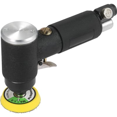 Mini Air Sander 2 Inch 3 Inch Pneumatische Schuurmachine Hoge Snelheid Luchtbediende Handheld Polijstmachine Waxer Concentric & EU Connector zwart