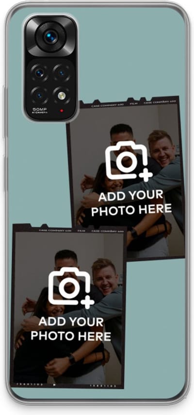 Gepersonaliseerd - Case Company® - Hoesje geschikt voor Xiaomi Redmi Note 11S hoesje - Polaroid Zwart - Soft Cover Telefoonhoesje - Bescherming aan alle Kanten en Schermrand