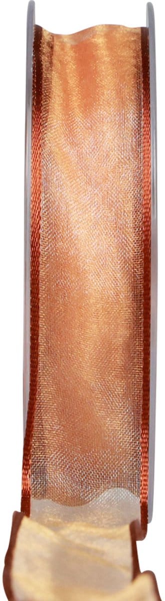 Chiffonlint organzalint organza oranje 15mm 20m