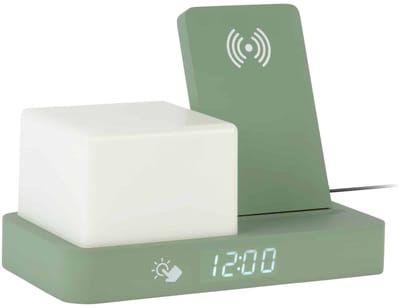 Karlsson Wekker Retro - Jungle groen - 11.5x15.4x20cm - Modern - Wekker voor slaapkamer - Wekkers