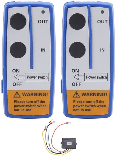 Dailygoody - Draadloze Winch Afstandsbediening - 12V - 50ft Handset - Gemakkelijk te gebruiken - Voor Truck en ATV - Betrouwbare bediening - Geschikt ...