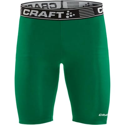 Craft Pro Control Compression Short Tights 1906858 - Team Green - XS