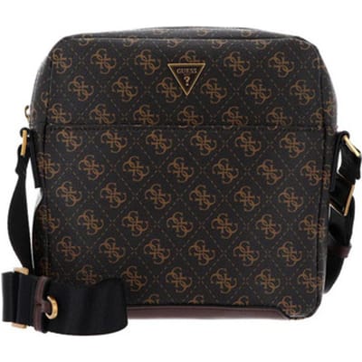 GUESS Schoudertas Torino Top Zip Crossbody Flat Brown / Ochre Donkerbruin