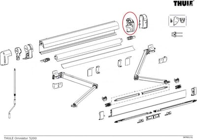 Thule Binnenkap RH 5200