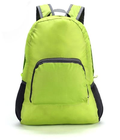 TOVBMUP Rugzak - Adventure Time Rugzak - Finn rugzak - Opvouwbare, ultralichte, waterdichte tas - Duurzame tas - Geschikt voor kamperen, reizen en wandelen - Unisex - Groen