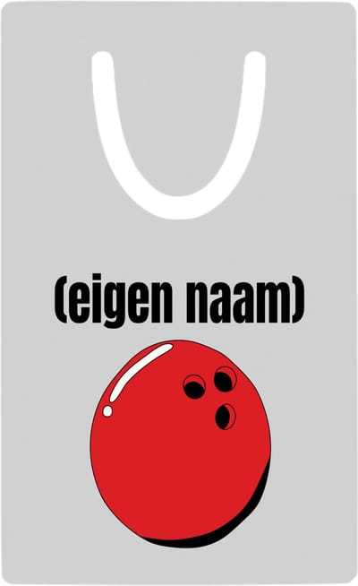 Hacebo® - bowlingbal met eigen naam metalen boekenlegger - Bowlen - ieman die graag bowlt - sport bal - wedstrijdsport - cadeau - verjaardag - kado Bladwijzer boekenleggers - 7.6 cm x 5cm