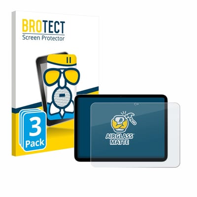 BROTECT - Screenprotector voor Apple iPad A16 11" 2025 (11. Gen.) - Folie Beschermfolie Beschermglas matte 3 Stuks