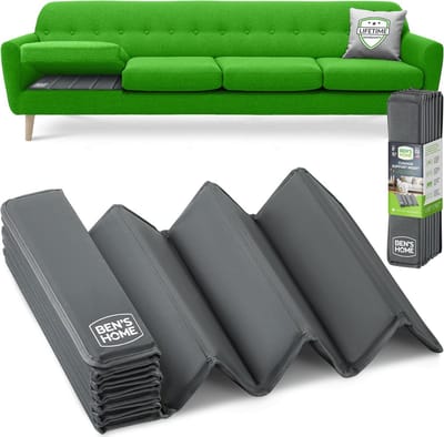 Diep bankkussen Ondersteuning voor Stoelen - Verstelbare Houten Banksteunplank 58"-67" x 25" - Antislip Meubelbesparing tot 400 lbs