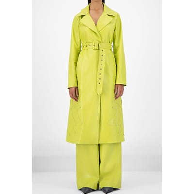 Daily Paper Green Croco Jedoun Coat Maat: XS | Wikkeljassen Outlet | Unisex | Groen