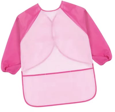 CHPN - Verfschort - Kliederschort - Roze - Kinderschort - Knutselschort - Schortje - Kinderverfschort - Schort met mouwen voor kinderen
