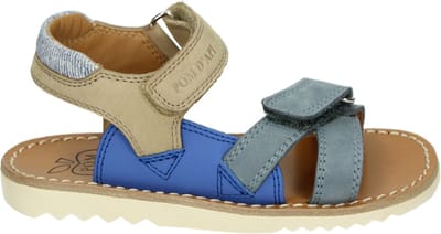 Pom d'Api - WAFF JIMY - SandalenJongensKindersandalen - Kleur: Blauw - Maat: 26