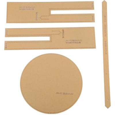 Pochoir pour sac à bandoulière rond en acrylique transparent, pour bricolage, JBX-32