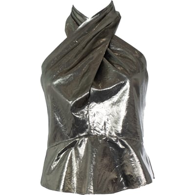 Isabel Marant, metallice haltertop