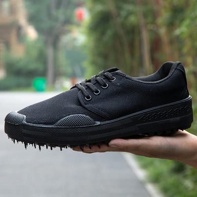 Jiefang Schoenen Heren Werkplaats Lage Canvas Schoenen Dames Lichtgewicht Ademend Outdoor Arbeidsverzekering Werkplaats Rubber Schoenen Sneakers 45