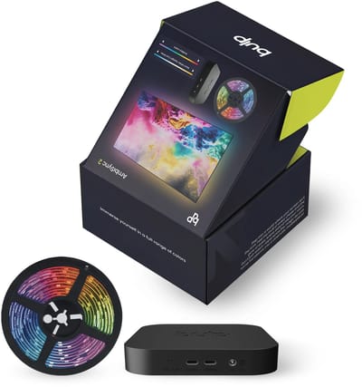 BULP AmbiSync 2 - HDMI Sync box - TV Led strip - LED Ambilight - 40 tot 45 inch - Gaming - Monitoren - Tv Backlight - Werkt met Alexa & Hey Google - Voor elke Tv