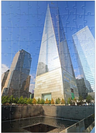 Legpuzzel 1000 Stukjes - Stadsgezicht Puzzel - Ontspannend Vrije Tijd - Gedenkteken Ontwerp - 68 x 48 cm - Gedetailleerd
