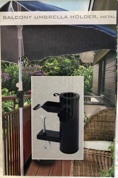 Parasolhouder voor Balkon antraciet