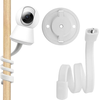 2-in-1 Camera Houder Set voor Baby Monitor, Compatibel met Tp-Link Tapo, Verstelbare Bevestiging, Veiligheid en Stabiliteit voor Babybewaking