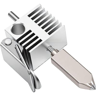 Vervangende Hotend Kit voor Creality Sparkx I7 3D-printer 0,6 mm Mondstuk Volledig Metalen Geïntegreerde Hotend met Siliconen Sok white