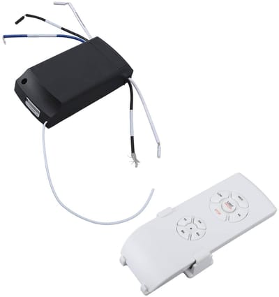 Allecto - Plafond ventilator afstandsbediening - Lange afstandsbediening - Geplande uitschakeling - Universele ventilator afstandsbediening - Ideaa...