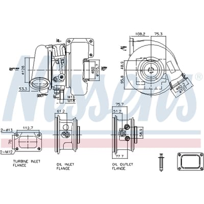 Supercharger, drukvulling NISSENS 93727