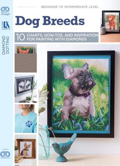 DIAMOND DOTZ FREESTYLE PATRONENBOEK - DOG BREEDS - NEEDLEART WORLD