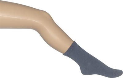 Bonnie Doon - Kinderen - Sokken - Cotton Sock (2 paar) - Jeans Blauw/Denim heather - 19/22