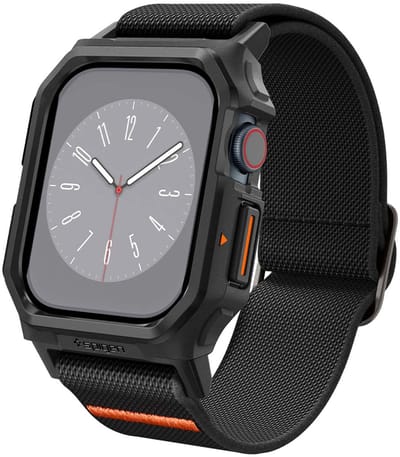 Spigen Lite Fit Pro - Hoesje en Bandje Geschikt voor Apple Watch 11/10 42MM - Zwart