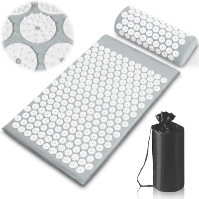 Spijkermat met Kussen - Shakti Mat - Accupressuur - Triggerpoint Massage en Ontspanning - Yoga Ontspanning