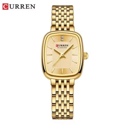 Curren Horloge – Vrouwen – Goudkleurig – Model 9093 – Luxe Dameshorloge – Perfect Cadeau