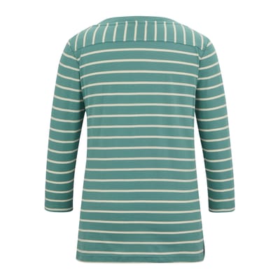 Regatta Dames/Dames Baylette II Gestreept T-shirt (Ivy Mos/Licht Vanille)