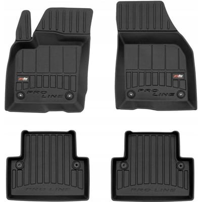 Frogum 3D Kofferbakmatten - Geschikt voor Volvo V50 2004-2012 - Rubberen Automatten Set - Geurloos - 4-delig