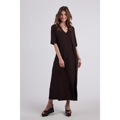 Loose dress Amore Chocolate brown