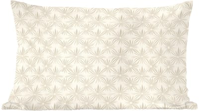 Sierkussens - Kussentjes Woonkamer - 60x40 cm - Patroon - Bloemen - Beige