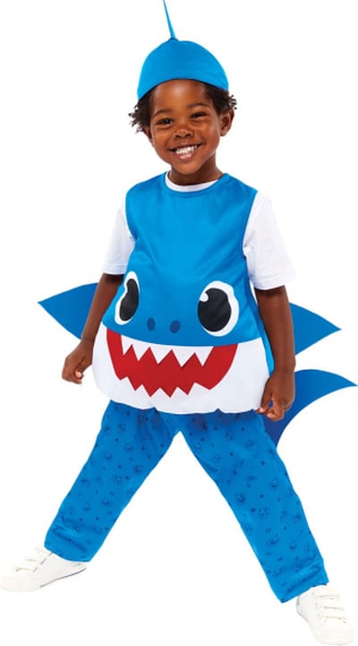 Baby Shark Kostuum Peuter Blauw - 2-3 Jaar